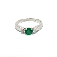 Anello Cianfrone Gioielli Donna in Oro Smeraldo 0.51 Ct ANOR-45-198 - ANOR-45-198